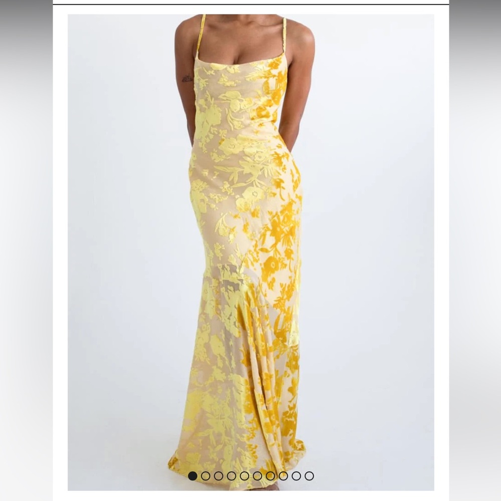 Santeria limoncello maxi dress from rumored
